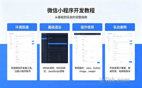 微信店铺小程序开发全攻略，从零到上线不求人